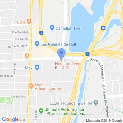 Houston Avenue Bar & Grill - Gatineau Map