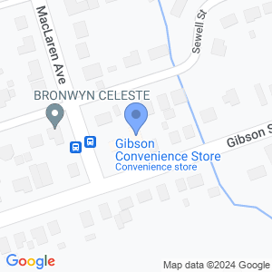 Gibson Convenience Map
