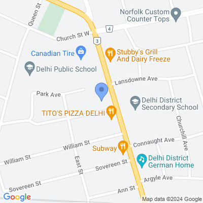 Delhi Petro Canada Map